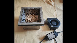 wood pellet burner for OONi Fyra pizza oven [upl. by Severin286]