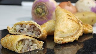 CORNISH PASTY Traditional BRITISH pastry CORNWALL HYSapientia [upl. by Burner223]