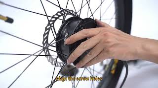 How To Replace the Hub Motor Core of EUNORAU META Series Ebikes [upl. by Ellennahc]