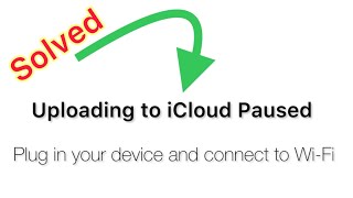 How To Fix Uploading To iCloud Paused on iPhone [upl. by Eetnahs]