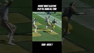 Is this the 49ers best play vs the Rams of all time Shorts [upl. by Torto]