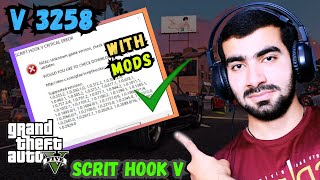 FIXED SCRIPT HOOK V CRITICAL ERROR AFTER GTA 5 UPDATE 3258  GTA 5 ALL MODS WORK  KHAAS GAMER [upl. by Nnyrb653]