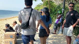 Bali Indonesia  Karang Beach 4K Walking Tour [upl. by Ennail]