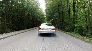 Mercedes SL55 AMG Launch Control  Burnout [upl. by Aicercal624]