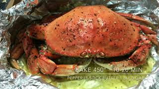 Quick Video Precooked Roasted Crab [upl. by Dexter710]