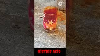 Shoking Nitric Acid Experiment Viral short Experimentwithmunna [upl. by Nnod]