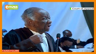 Veteran lawyer John Khaminwa pleads with Court of Appeal to uphold High Court ruling on BBI [upl. by Kristan]