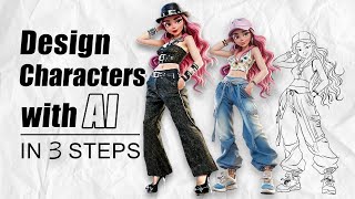 Character Design from Scratch with AI  StepbyStep Tutorial  Dzine [upl. by Khudari]