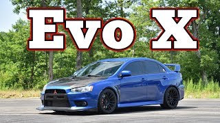 2010 Mitsubishi Lancer Evolution X GSR Regular Car Reviews [upl. by Anwahs292]