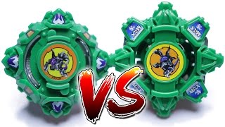 BEYBLADE BATTLE  Draciel BURST VS Draciel PLASTIC  Battle of Generations [upl. by Spears]