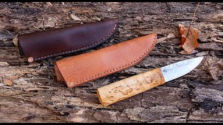 Part 43  When you fail once try again  Leathercraft sheath making [upl. by Rekyr939]