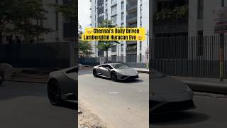 🤯Chennai’s Daily driven Supercar lamborghini chennai supercar supercars shorts trending car [upl. by Tattan]