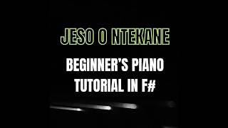 How To Play Jeso Ontekane Song pianolessons worshippianotutorial [upl. by Laurentium710]