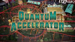 Quantum Accelerator at Six Flags New England New for 2025 Launched Straddle Coaster [upl. by Nesmat693]