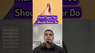 Never do these hand signs🙅 signlanguage gestures emotes funfacts viralvid [upl. by Ynahpets103]