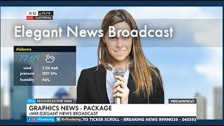 vMix Elegant News Broadcast Package [upl. by Armalda]