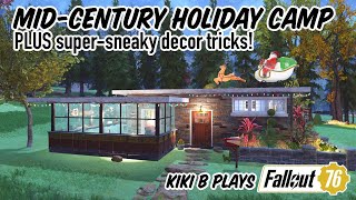 Festive MidCentury Holiday Camp Tour AND Cool Hidden Decor Hack  CAMP Building Tips [upl. by Eboh]