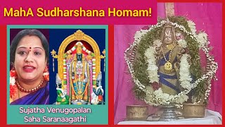 மஹா சுதர்சன ஹோமம் ஸ்ரீ லக்ஷ்மி நரசிம்மர் கோவில் MahA Sudharshana Homam Sri Lakshmi Narasimha Temple [upl. by Rukna]