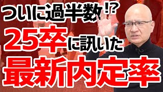 【最新】25卒の内定率・就活状況アンケート結果を公開！就活 25卒 内定率 [upl. by Carrie]