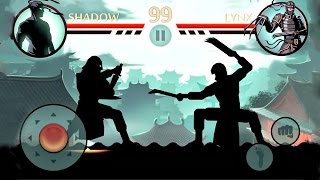 Shadow Fight 2  Shadow vs LYNX  Gameplay Video  Lets PLAY [upl. by Ardnassak]