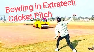 Got Chance to bowling in Extratech Oval pitch😱। Extratech Oval Cricket Stadium Rupandehi। Random VDO [upl. by Cilurzo113]