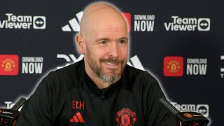 Shaw and Rashford ARE FIT Maguire and Martial ARE OUT  Erik ten Hag  Liverpool v Man Utd [upl. by Leuqar697]