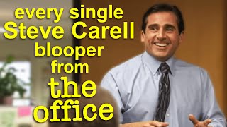 literally just every single steve carell blooper from The Office  Comedy Bites [upl. by Terle]