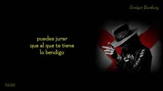 Aunque no sea conmigo  Enrique Bunbury con letra [upl. by Mile]