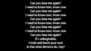 John NewmanLove Me Again lyrics on screen [upl. by Elliven]