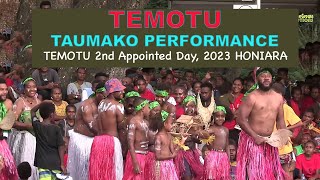 Taumako Dancers Entertainment Performance on the Temotu 2nd Appointed day 2023 [upl. by Siram]