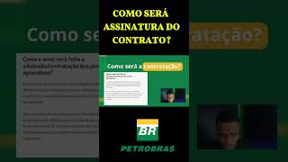 ASSINATURA JOVEM APRENDIZ NA PETROBRAS contrato jovemaprendiz petrobras [upl. by Dronel]