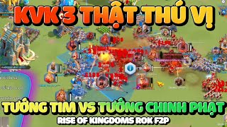 KvK 3 Thật Thú Vị Tướng Chinh Phạt Đánh Với Tướng Tím Rise of Kingdoms [upl. by Willamina388]