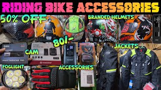 Riding Bike Accessories 50OFF 😱😲 HelmetsJacketsGlovesInflatorsAccessories ridingaccessories [upl. by Aninaig]