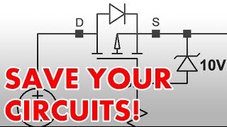 How to protect circuits from reversed voltage polarity [upl. by Ahsekan]