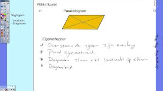 1H H7 Eigenschappen van een parallellogram [upl. by Nailij]