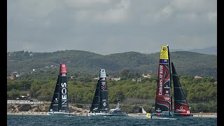 RACE DAY 1  37th Americas Cup Live 2024  Louis Vuitton Cup Day 1 Live Stream [upl. by Neerol]