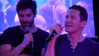 🎥 Zauberbiest Grimm and Lucifer singing Hallelujah 😃👉🔥💘  Sasha Roiz [upl. by Johnny]