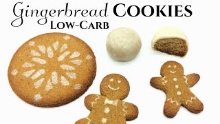 Keto Gingersnap Cookies amp Pfeffernusse  LowCarb Ginger Cookie Recipe [upl. by Addi]