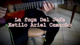 La Fuga Del Jefe  Ariel Camacho  Acordes  Tutorial  Como Tocar En guitarra [upl. by Leilani]