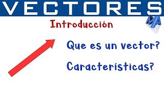 Vectores Introducción  Qué es un vector y sus características [upl. by Botnick]