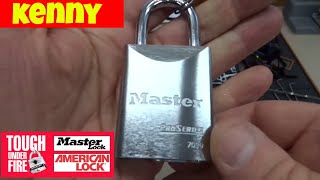 626 Challenge Master Lock ProSeries 7030 by Kenny [upl. by Ecnerwal]