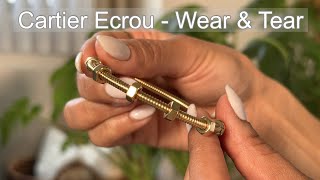 CARTIER ECROU BRACELET 1 Yr Wear amp Tear  Repair Story [upl. by Schultz]