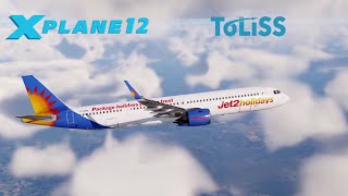 XPlane 12  ToLiss A321  Jet 2 1303  Manchester To Lanzarote [upl. by Leicam]