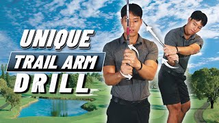 Unique Trail Arm Drill for the Downswing [upl. by Auburta]