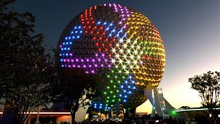 EPCOT 40th Anniversary Beacons of Magic Light Show in 4K  Walt Disney World October 1st 2022 [upl. by Enaerb]