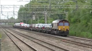 WCML Freight Action at Acton Bridge 20516 [upl. by Lotty]