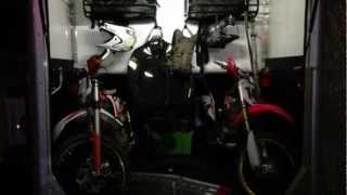 MOTO TREK Cyclone 140 dirt bike trailersleeper [upl. by Suiratnod]