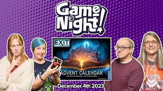 GameNight 24 Days of Christmas  Exit The Game Advent Calendar The Hunt for the Golden Book Day 4 [upl. by Anitnelav366]