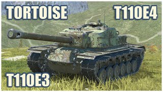 T110E3 T110E4 amp Tortoise • WoT Blitz Gameplay [upl. by Eivi]