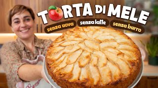 T🍎RTA DI MELE SEMPLICE Ricetta Senza Uova Senza Latte e Senza Burro  Fatto in Casa da Benedetta [upl. by Atinus]